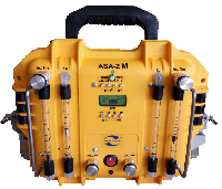 Переносний елекроаспіратор ASA-2M (1/5-5/1) 2-х канальний для відбору проб повітря 